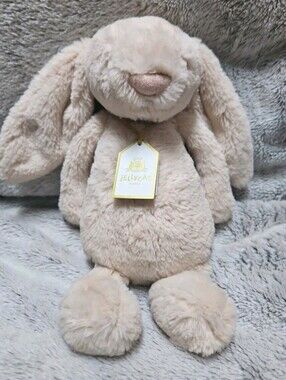 Jellycat Authentic Bashful Luxe Bunny Willow Plush Bunny – NWT – 12 Inch Soft